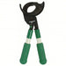 Greenlee 761 Ratchet Cable Cutter Fiberglass Handle, Center, For 1 1/8 in Max Dia Data Cable - KVM Tools Inc.KV1ED70