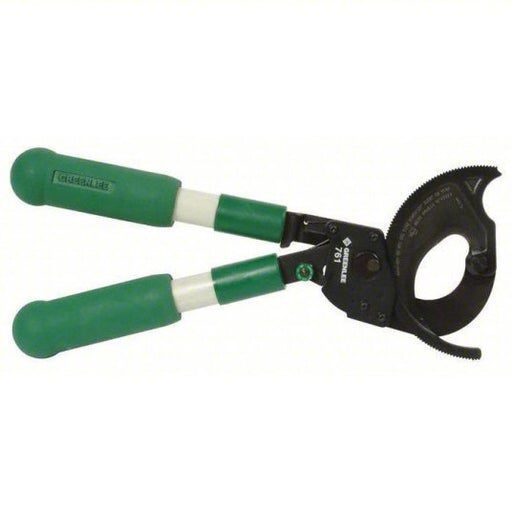 Greenlee 761 Ratchet Cable Cutter Fiberglass Handle, Center, For 1 1/8 in Max Dia Data Cable - KVM Tools Inc.KV1ED70