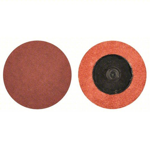 Merit 69957399705 Quick-Change Sanding Disc TR, 2 in Dia, Aluminum Oxide, P24 Grit, Y Wt Polyester, 100 PK - KVM Tools Inc.KV1EDL4