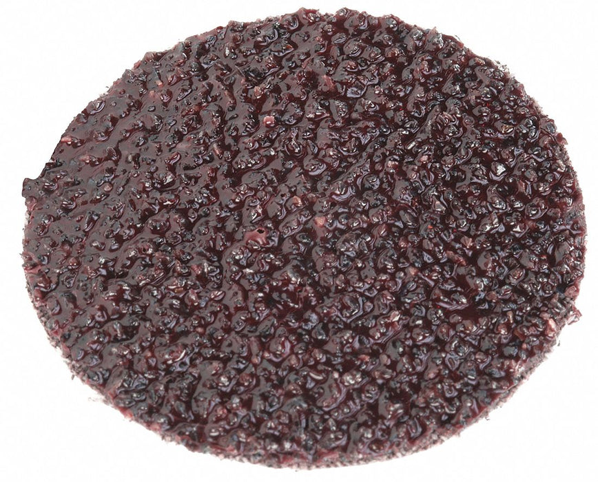 3M 361F Quick-Change Sanding Disc, TR, 2", Aluminum Oxide, 24 Grit, YF Wt Polyester, 50 PK