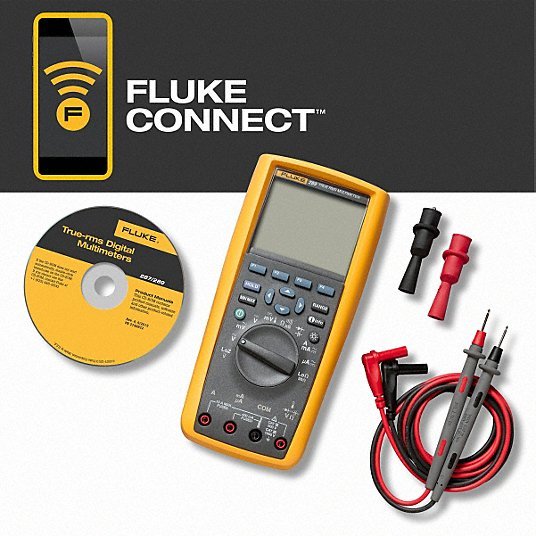 FLUKE - 289/FVF Digital Multimeter, 1,000 V Max DC, 0 V Max AC, TRMS, 50,000 Instrument Counts - KVM Tools Inc.KV1EVC7