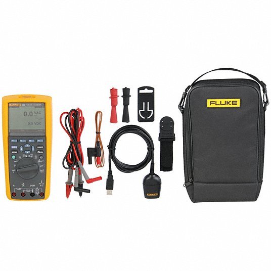 FLUKE - 289/FVF Digital Multimeter, 1,000 V Max DC, 0 V Max AC, TRMS, 50,000 Instrument Counts - KVM Tools Inc.KV1EVC7
