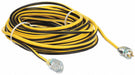Approved Vendor 1FD57 Extension Cord, Outdoor Use, 100 ft Lg, Outlet, 5-15P, 12/3, SJTW, Black/Yellow