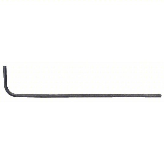 Proto J46112 Hex Key 0 Ball Ends, 3/16 in Tip Size, SAE, Long, Alloy Steel, Black Oxide, L - KVM Tools Inc.KV1FZ20