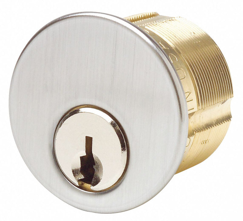 Kaba Ilco 7185SC1-26D-44634 Lockset Cylinder, Mortise, Conventional Core, Satin Chrome
