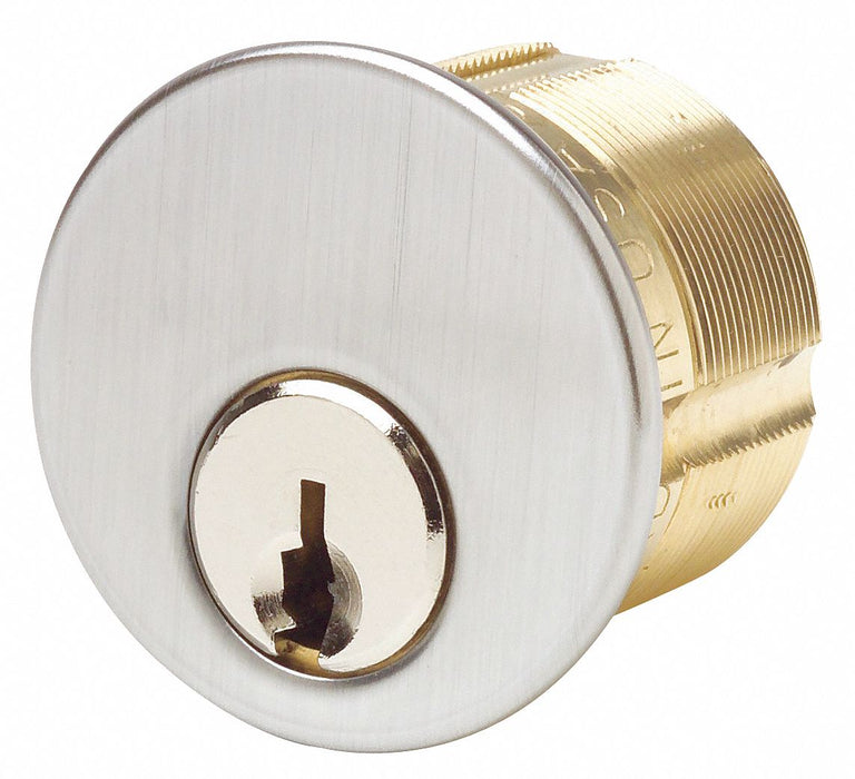 Kaba Ilco 7185SC1-26D-44634 Lockset Cylinder, Mortise, Conventional Core, Satin Chrome