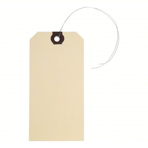 KVM Tools KV1GYN9 Blank Shipping Tag #5, 4 3/4 in Tag Ht, 2 3/8 in Tag Wd, 13 Points, Manila, Paper, 1,000 PK - KVM Tools Inc.KV1GYN9