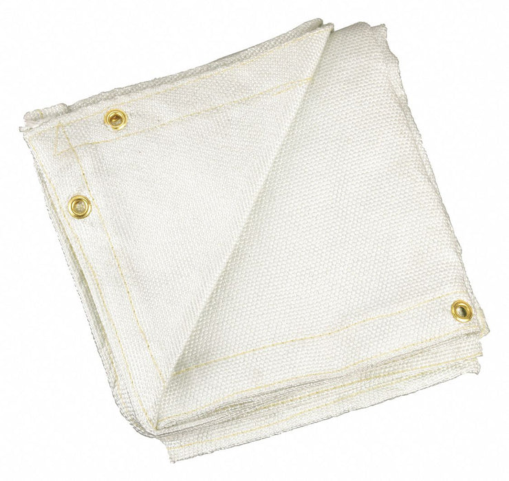 Steiner 367-6X8 Welding Blanket, Uncoated Fiberglass, 6 ft x 8 ft, White, 35 oz/sq yd