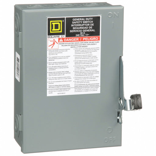 Square D DU321 Non-Fusible Safety Switch