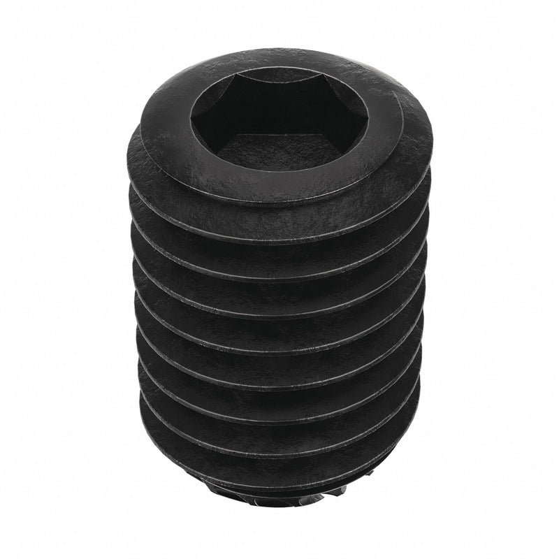 Approved Vendor U07890.050.0075 Socket Set Screw, 1/2"-13,  3/4 in Overall Lg, Knurled Cup pt, Alloy Steel, Black Oxide, 25 PK