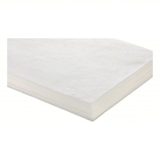 Brady ENV100 Sorbent Pad 42 oz Volume Absorbed Per Pad, Polypropylene, White, Bale, 100 PK - KVM Tools Inc.KV1HUA8