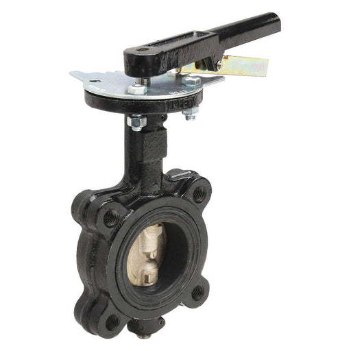 Milwaukee ML222B 3 Butterfly Valve 3 in Pipe Size, Concentric, 200 psi Max. Pressure (CWP), Lug, Lever - KVM Tools Inc.KV1JBH5