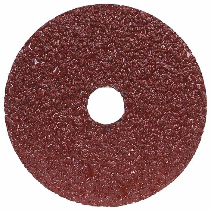 Norton 66623353309 Fiber Disc, 4-1/2 in x 7/8 in, Aluminum Oxide, 24 Grit, F240, 25 PK