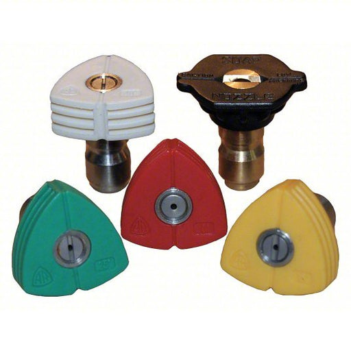 KVM Tools KV1MDF7 Pressure Washer Spray Nozzle 3.5 Nozzle Size, 5,000 psi, 3.91 gpm, Fan, 5 PK - KVM Tools Inc.KV1MDF7