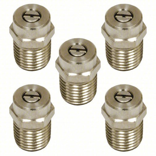 KVM Tools KV1MDH2 Pressure Washer Spray Nozzle 3.5 Nozzle Size, 5,000 psi, 3.91 gpm, Fan, 5 PK - KVM Tools Inc.KV1MDH2
