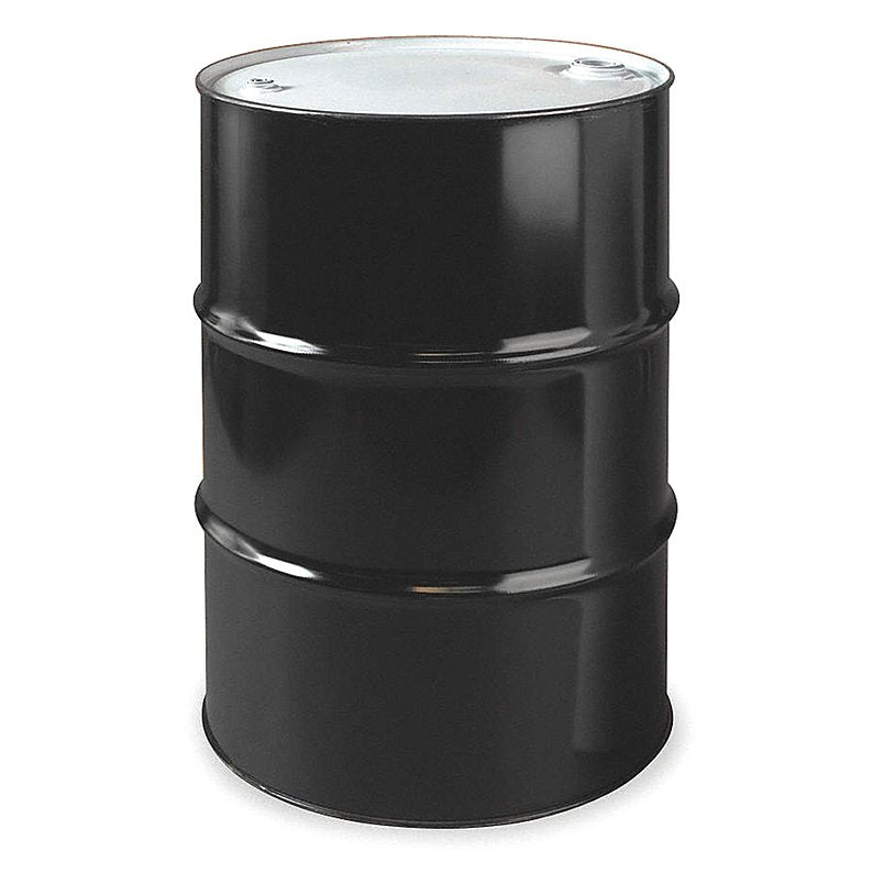 KVM Tools DRTL55-1209 Closed Head Transport Drum, Steel, 55 gal, Lined, Black