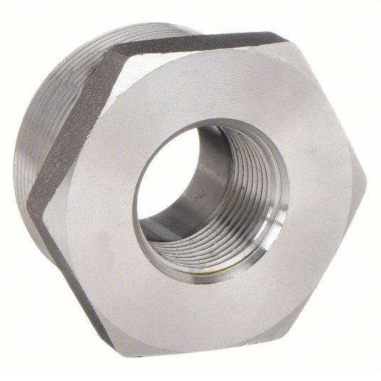 KVM Tools KV1MNK2 Bushing Forged Steel, 1 in x 3/4 in Fitting Pipe Size, Male NPT x Female NPT, Class 3000 - KVM Tools Inc.KV1MNK2