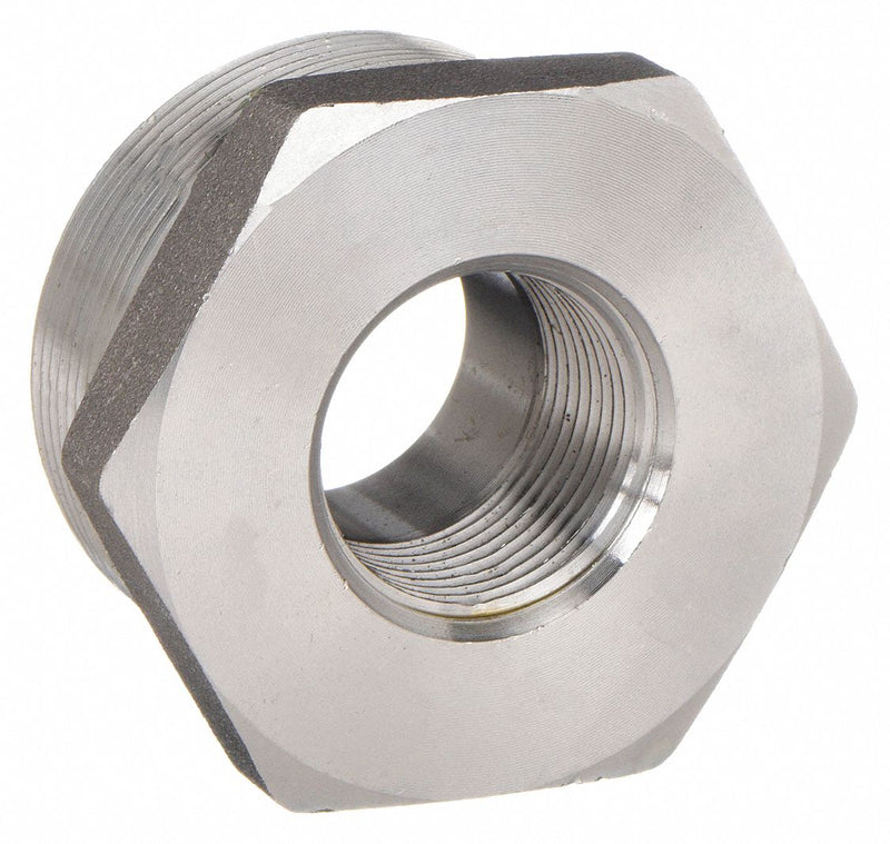 Approved Vendor 1MNJ4 Metal Pipe Straight, 3/8 in x 1/8 in, Male NPT Threaded x Female NPT Threaded