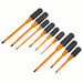 Klein 33528 Insulated Screwdriver Set 9 Pieces, Phillips/Slotted Tip, Ergonomic Grip - KVM Tools Inc.KV1N048