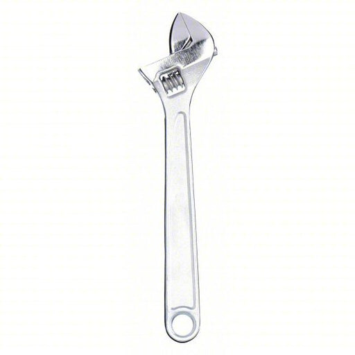KVM Tools KV1NYA3 Adjustable Wrench Alloy Steel, Chrome, 8 in Overall Lg, 1 3/16 in Jaw Capacity, Plain Grip - KVM Tools Inc.KV1NYA3