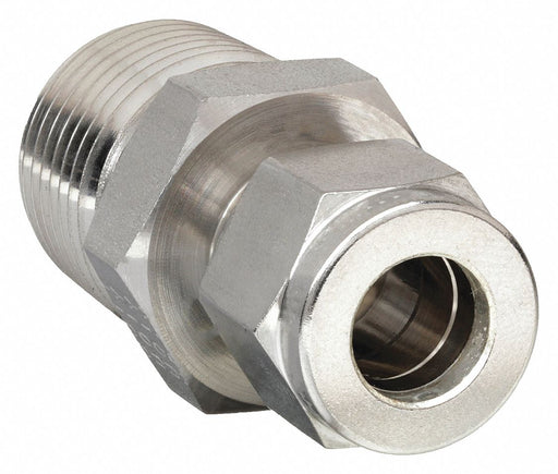 Parker 4MSC8N-316 A-LOK 1/4 OD x 1/2 MNPT 316 SS Fitting