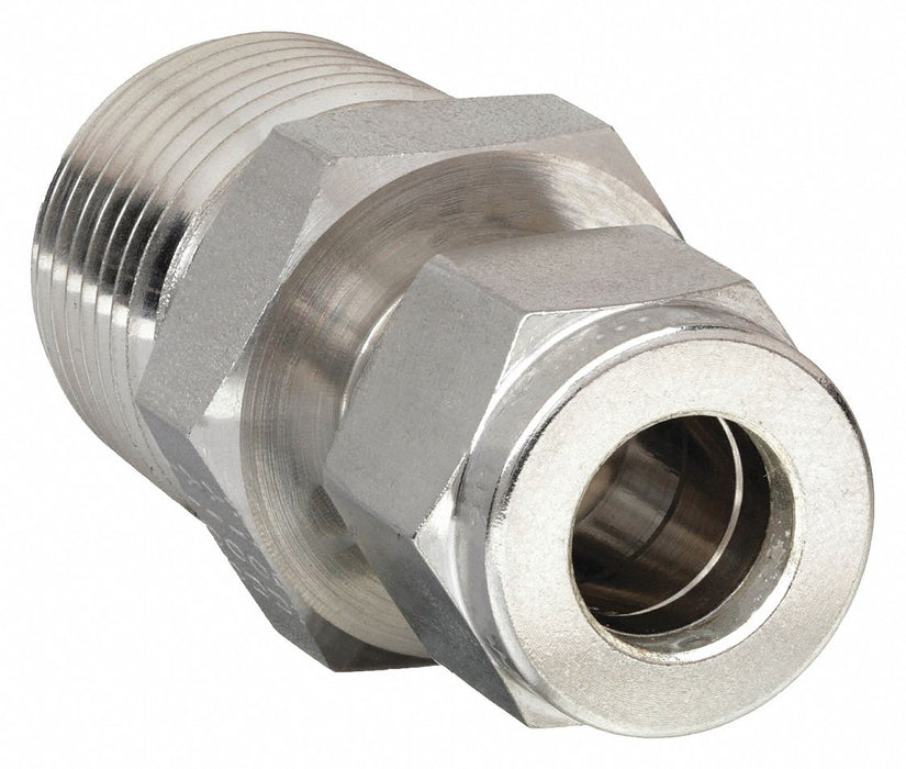 Parker 4MSC8N-316 A-LOK 1/4 OD x 1/2 MNPT 316 SS Fitting