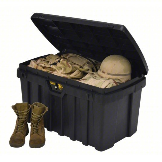 Contico G3725 Tool Box 37 in Overall Wd, 21 in Overall Dp, 20 in Overall Ht, Keyed, Black - KVM Tools Inc.KV1RG71