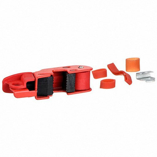 Master Lock 493B Circuit Breaker Lockout Clamp - On, For 120/240V AC Volt - KVM Tools Inc.KV1TDB2