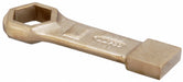 Ampco WS-1808 Striking Wrench, Aluminum/Bronze, Natural, 1 1/4 in Head Size, 6 in Overall Lg