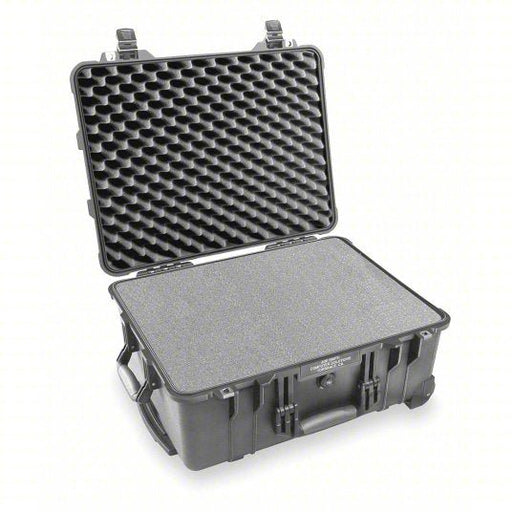 Pelican 1560 Protective Case 15 in x 19 7/8 in x 9 in Inside, Flat/Pick and Pluck, Black, Mobile - KVM Tools Inc.KV20FZ49