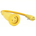 Hubbell HBL61CM22 Locking Cord Adapter NEMA 5-15P, NEMA L5-30R, 10 AWG Wire Size - KVM Tools Inc.KV1UKB6