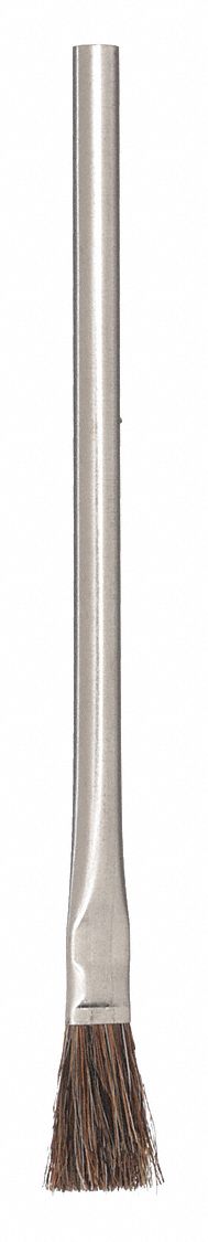 Tough Guy 1VAH7 Flux Brush, 3/8" x 7/8", Horse Hair, 24 PK