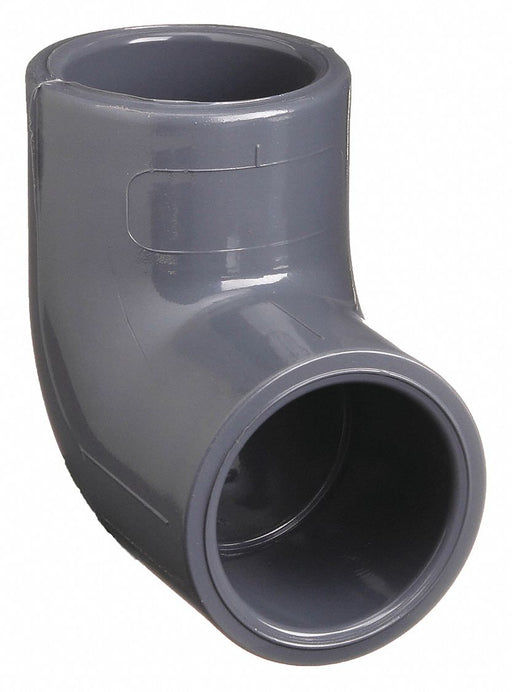 Approved Vendor 806-007 PVC 90-Degree Pipe Elbow, Schedule 80, 3/4 in