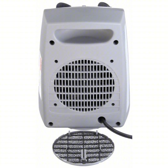 KVM Tools KV1VNW9 Portable Electric Heater 650W/1000W/1500W, 2218/3412/5118 BtuH Heating Capacity, Gray - KVM Tools Inc.KV1VNW9