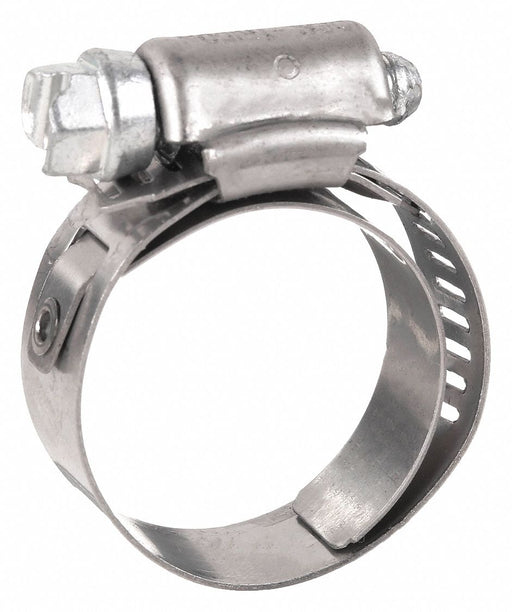 Approved Vendor 5340 Worm Gear Hose Clamp, 201 Stainless Steel, Lined Band, 2 1/16 in – 3 in Clamping Dia, 10 PK