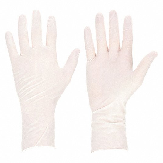Microflex TQ-601-S Exam Gloves, Nitrile, Powder Free, White, S, 100 PK