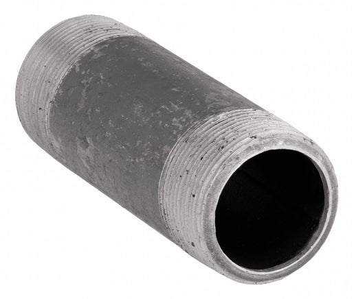 Approved Vendor 40908 Pipe Nipple, 2 in Nominal Pipe Size, Male NPT x Male NPT, 5 in Lg, Schedule 80, Black Grade A Steel