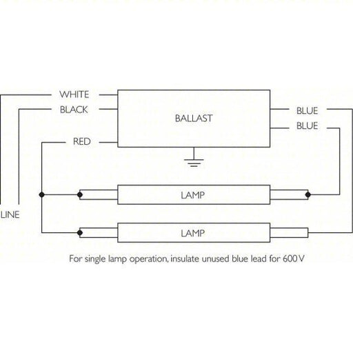Advance ICN - 2P32 - N Fluorescent Ballast T8, 120 to 277V AC, 1_2 Bulbs Supported, 32 W Max. Bulb Watts, 1 in Ht - KVM Tools Inc.KV2MCX5