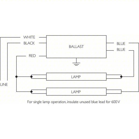 Advance ICN - 2P32 - N Fluorescent Ballast T8, 120 to 277V AC, 1_2 Bulbs Supported, 32 W Max. Bulb Watts, 1 in Ht - KVM Tools Inc.KV2MCX5
