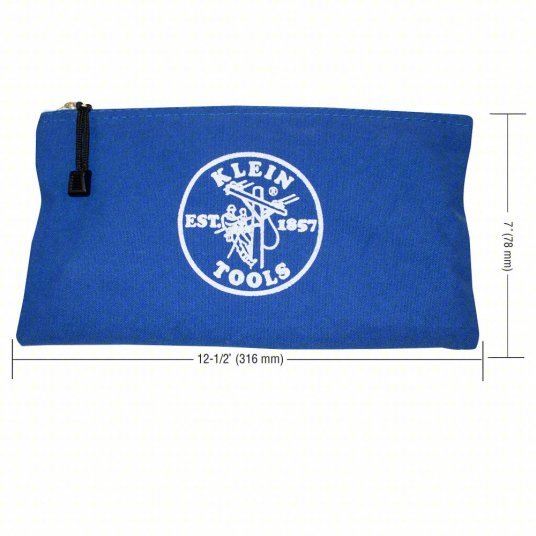 Klein 5140 Tool Bag Set Blue/Olive, 12 1/2 in Overall Wd, 3/4 in Overall Dp, 7 in Overall Ht - KVM Tools Inc.KV1YBP8