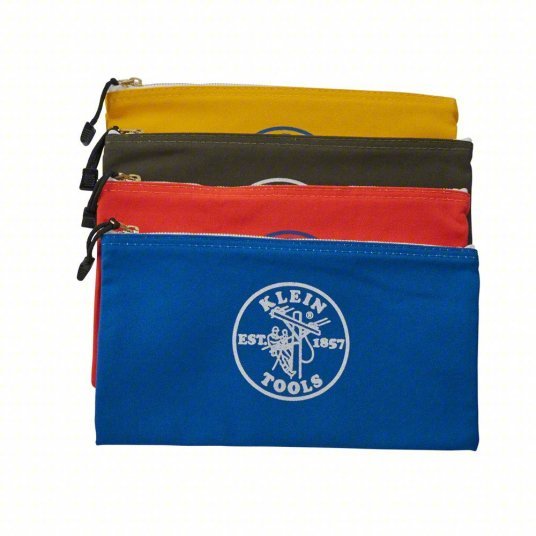 Klein 5140 Tool Bag Set Blue/Olive, 12 1/2 in Overall Wd, 3/4 in Overall Dp, 7 in Overall Ht - KVM Tools Inc.KV1YBP8
