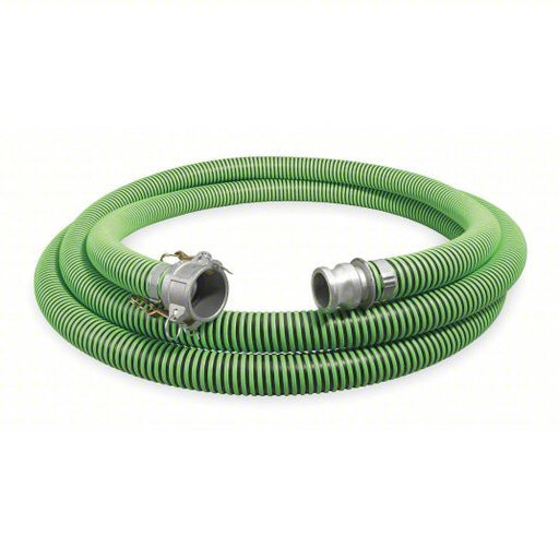 Continental KV1ZNA1 Water Suction and Discharge Hose 3 in Hose Inside Dia., 45 psi, Black/Green, 25 ft Hose Lg - KVM Tools Inc.KV1ZNA1