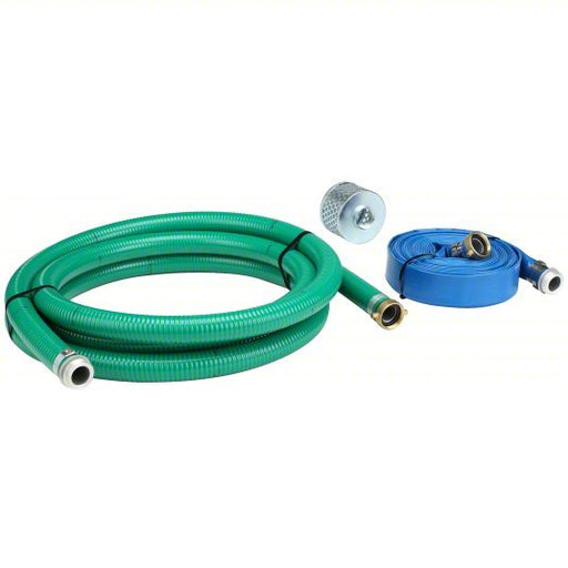 KVM Tools KV1ZNC3 Hose Kit 3 in Connect, Male x Female Discharge Hose/Male x Female Suction Hose - KVM Tools Inc.KV1ZNC3