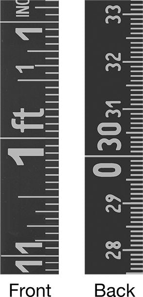 McMaster 2012A14 Liquid - Level Tape Measure for Liquid in Tank 100 Feet/30 M Long Black Steel Blade - KVM Tools Inc.KV2012A14
