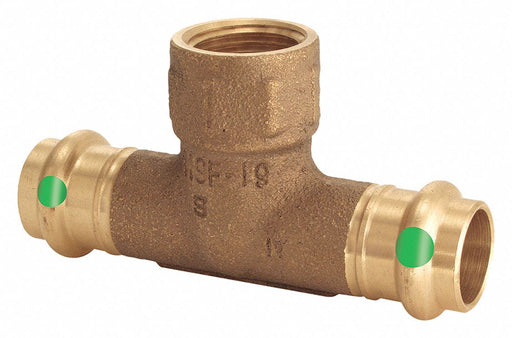 Viega Propress 79580 Crimp Tee Fitting, 1/2 in