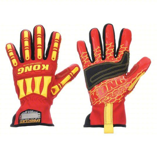Kong KRC5 - 07 - XXXL Mechanics Gloves 3XL (12), Riggers Glove, Synthetic Leather with Silicone Grip, Palm Side, 1 PR - KVM Tools Inc.KV20JE92