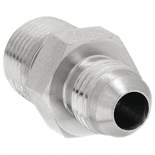Weatherhead C5205X8X8 Hydraulic Hose Adapter 1/2 in x 1/2 in Fitting Size, Male x Male, NPTF x JIC, Rigid, Straight