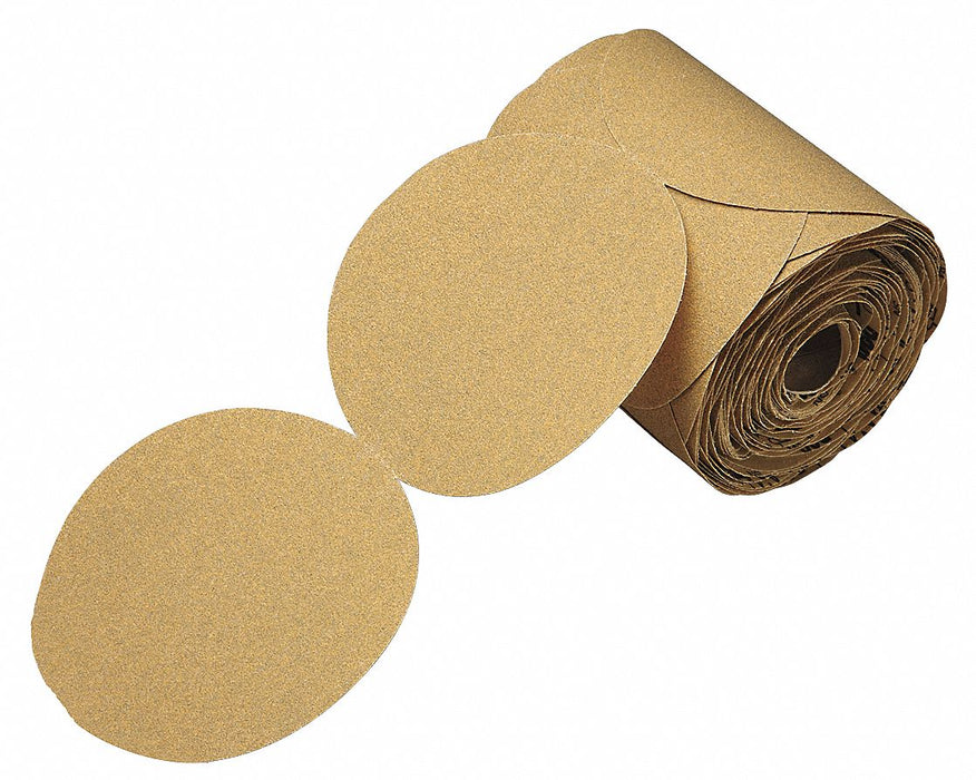 3M 01421 PSA Sanding Disc Roll, 5 in, P280, Non-Vacuum, 175 Discs