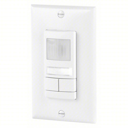 Occupancy Sensor WSX PDT 2P NL WH, Fluorescent/Incandescent/LED, Hard