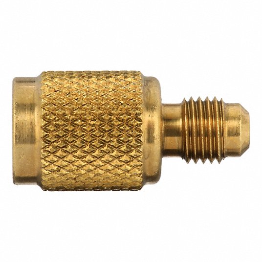 JB Industries LC-4 Adapter 3 in Lg, 180° Angle, Input 1/4 in Male SAE Right-Hand, A2L Compatible